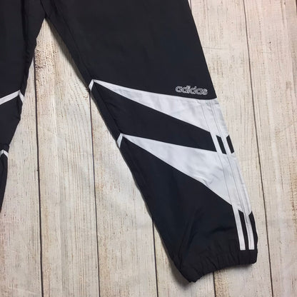 BNWT Adidas Black & White Shark Woven Tracksuit Bottoms Trousers Size M