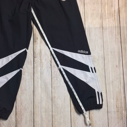 BNWT Adidas Black & White Shark Woven Tracksuit Bottoms Trousers Size M