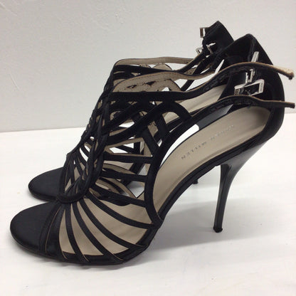 Karen Millen Black Lattice Stiletto Sandals Size EU 41 (7 UK)