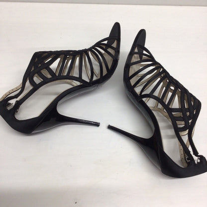 Karen Millen Black Lattice Stiletto Sandals Size EU 41 (7 UK)