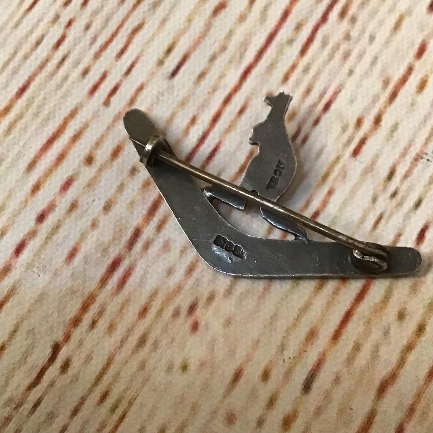 Vintage Australian Kangaroo Boomerang Pin Brooch
