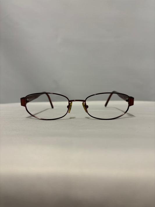 Calvin Klein Red Vintage Oval Wire Frames 431 507