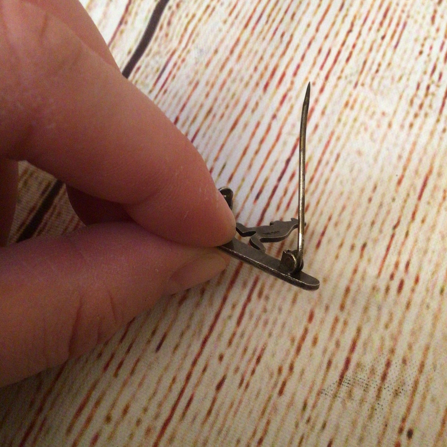 Vintage Australian Kangaroo Boomerang Pin Brooch