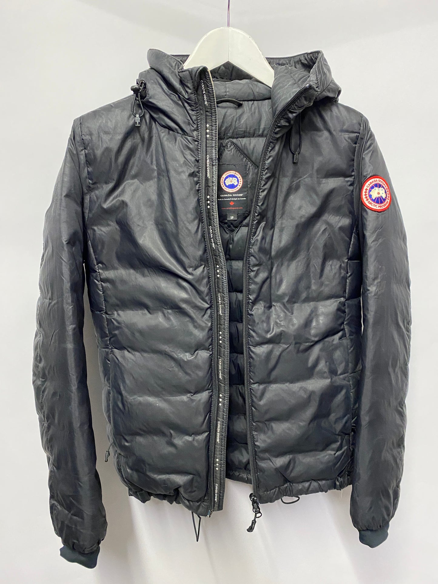 Canada Goose Black Duck Down and Feather Jacket Small