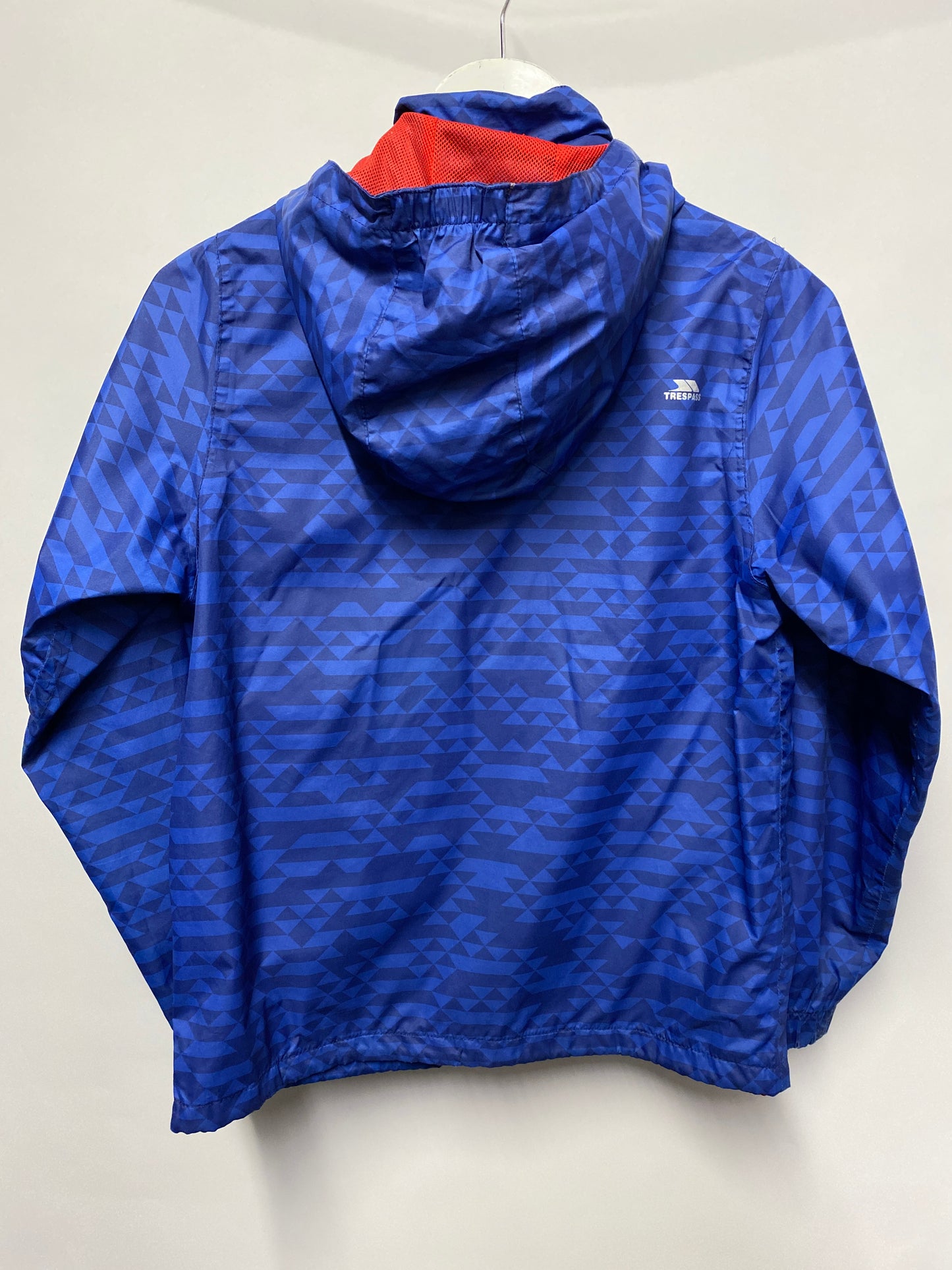 Trespass Blue Hooded Weatherproof Jacket  Age 9-10