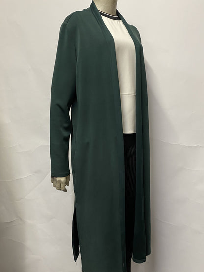 YAYA Green Duster Coat Medium