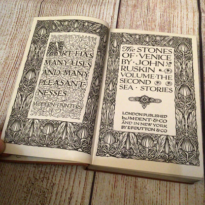 The Stones of Venice Vol. 1-3 The Foundations, Sea Stories, The Fall (Everyman's Library)
