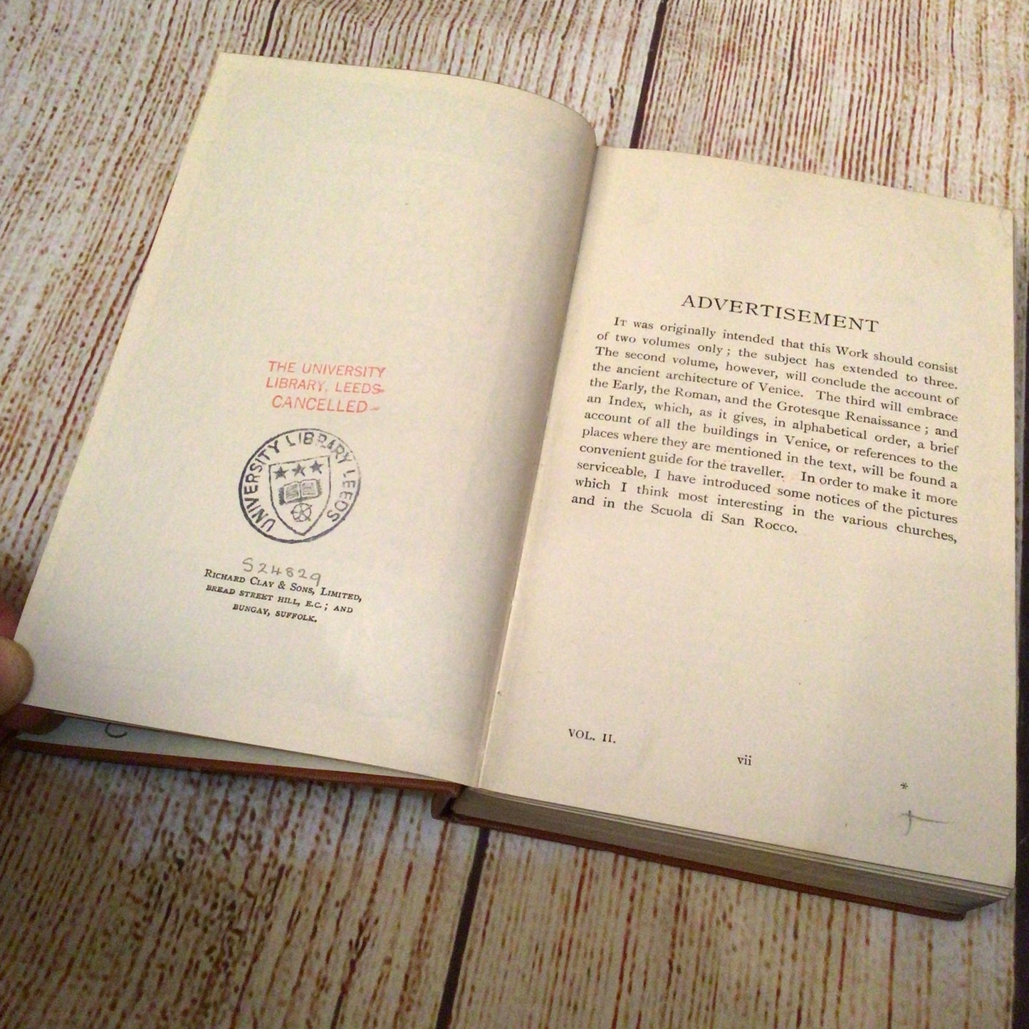 The Stones of Venice Vol. 1-3 The Foundations, Sea Stories, The Fall (Everyman's Library)