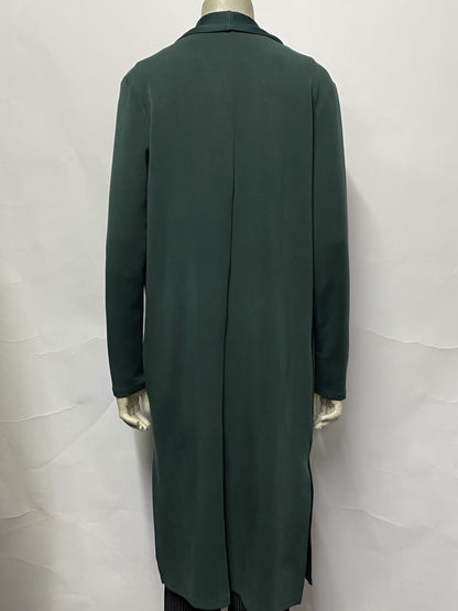 YAYA Green Duster Coat Medium