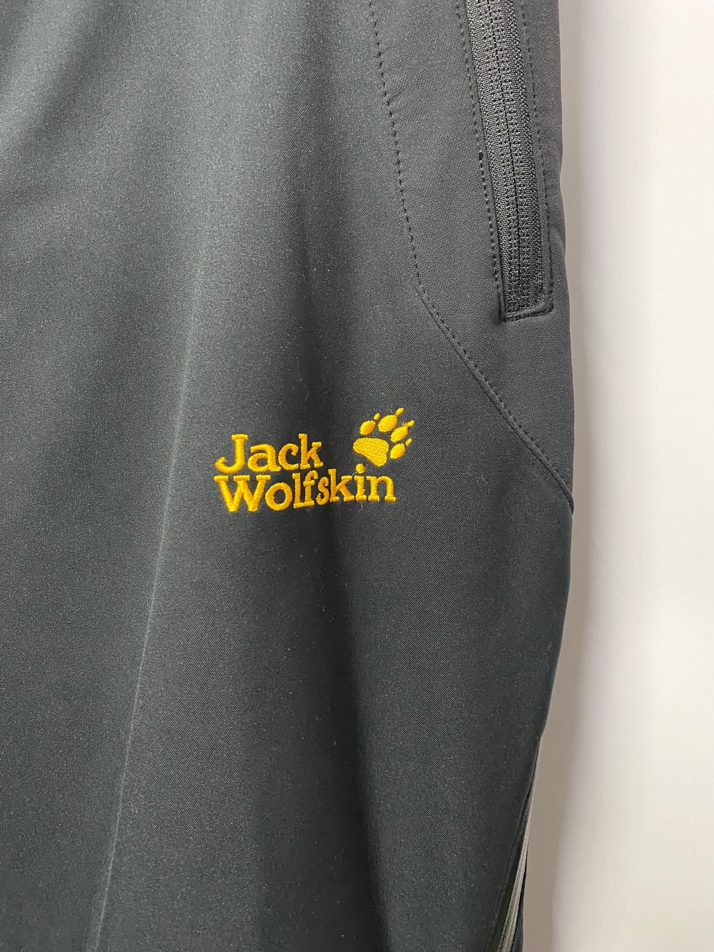 Jack Wolfskin Black Stormlock Softshell Salopettes XXL