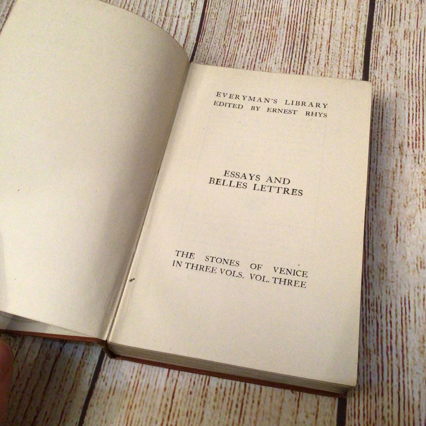 The Stones of Venice Vol. 1-3 The Foundations, Sea Stories, The Fall (Everyman's Library)
