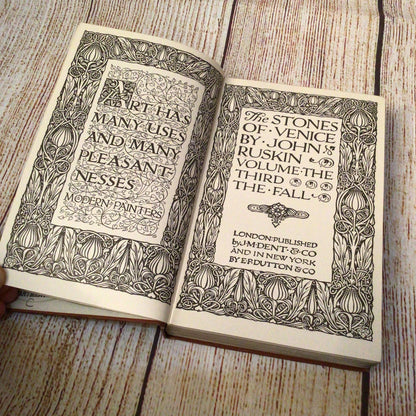 The Stones of Venice Vol. 1-3 The Foundations, Sea Stories, The Fall (Everyman's Library)