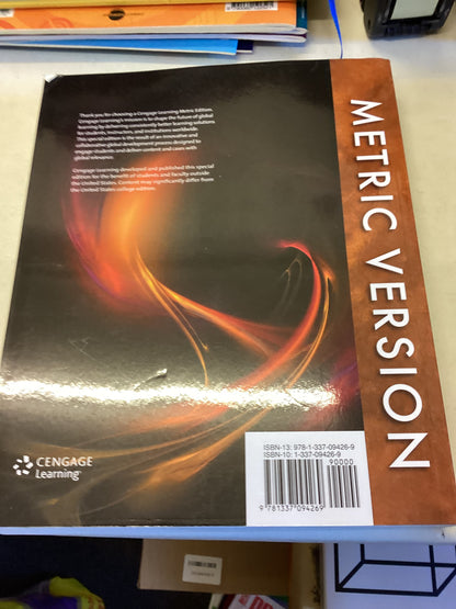 Probability and Statistics For Engineering and The Sciences Metric Version Ninth Edition Jay L Devore