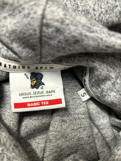 Ursus. Izzue. Bape Grey Cotton Pullover Hoodie Small