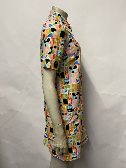 Joanie x Dawn O’Porter Geometric Print Dress 8