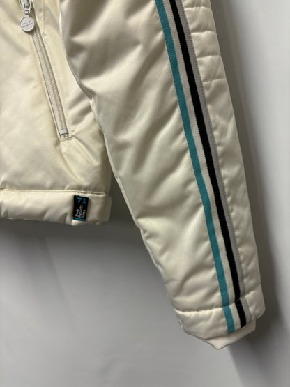 Nike White Y2K Vintage Puffer Jacket Small