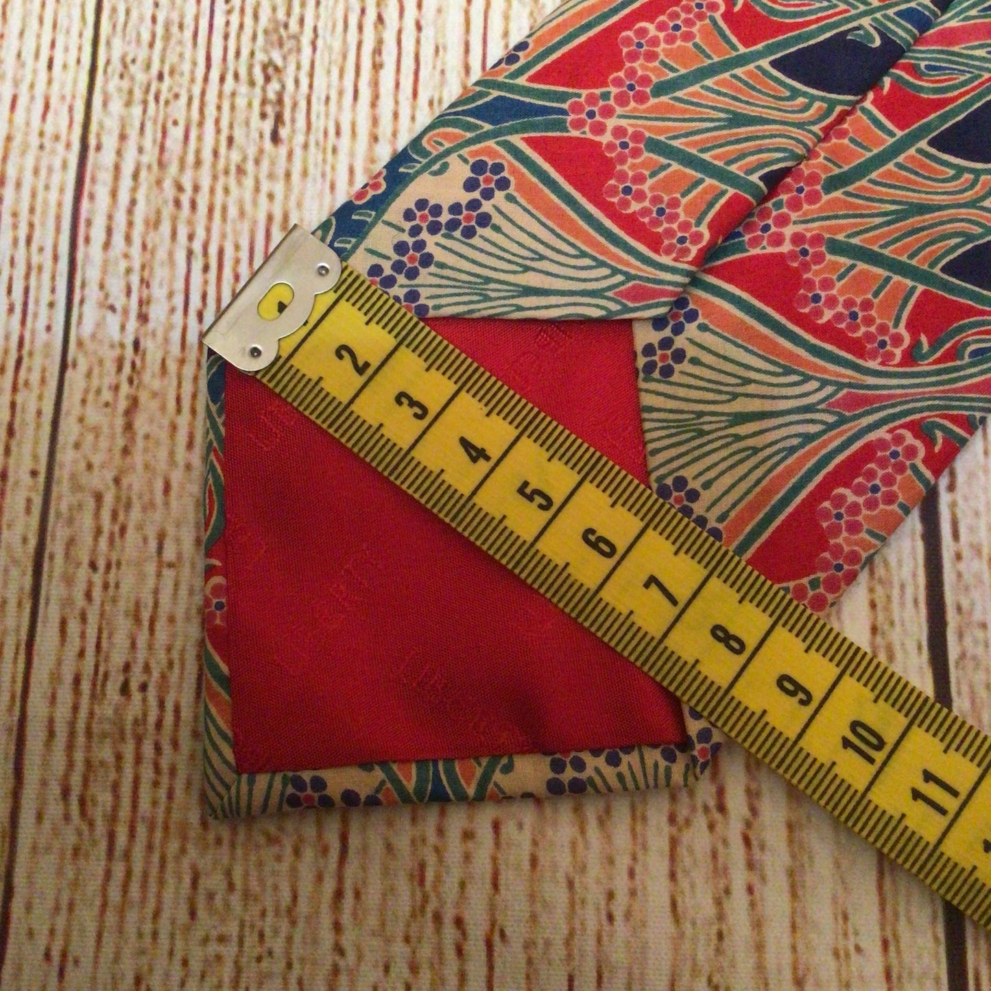 Liberty of London Tana Lawn Cotton Red Blue Multi Tie