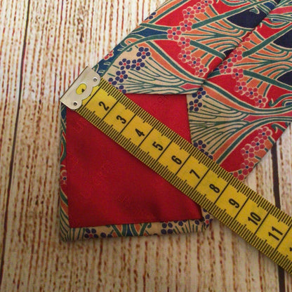 Liberty of London Tana Lawn Cotton Red Blue Multi Tie