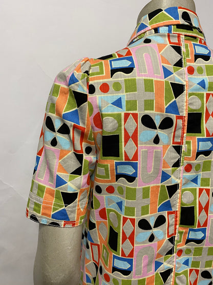 Joanie x Dawn O’Porter Geometric Print Dress 8