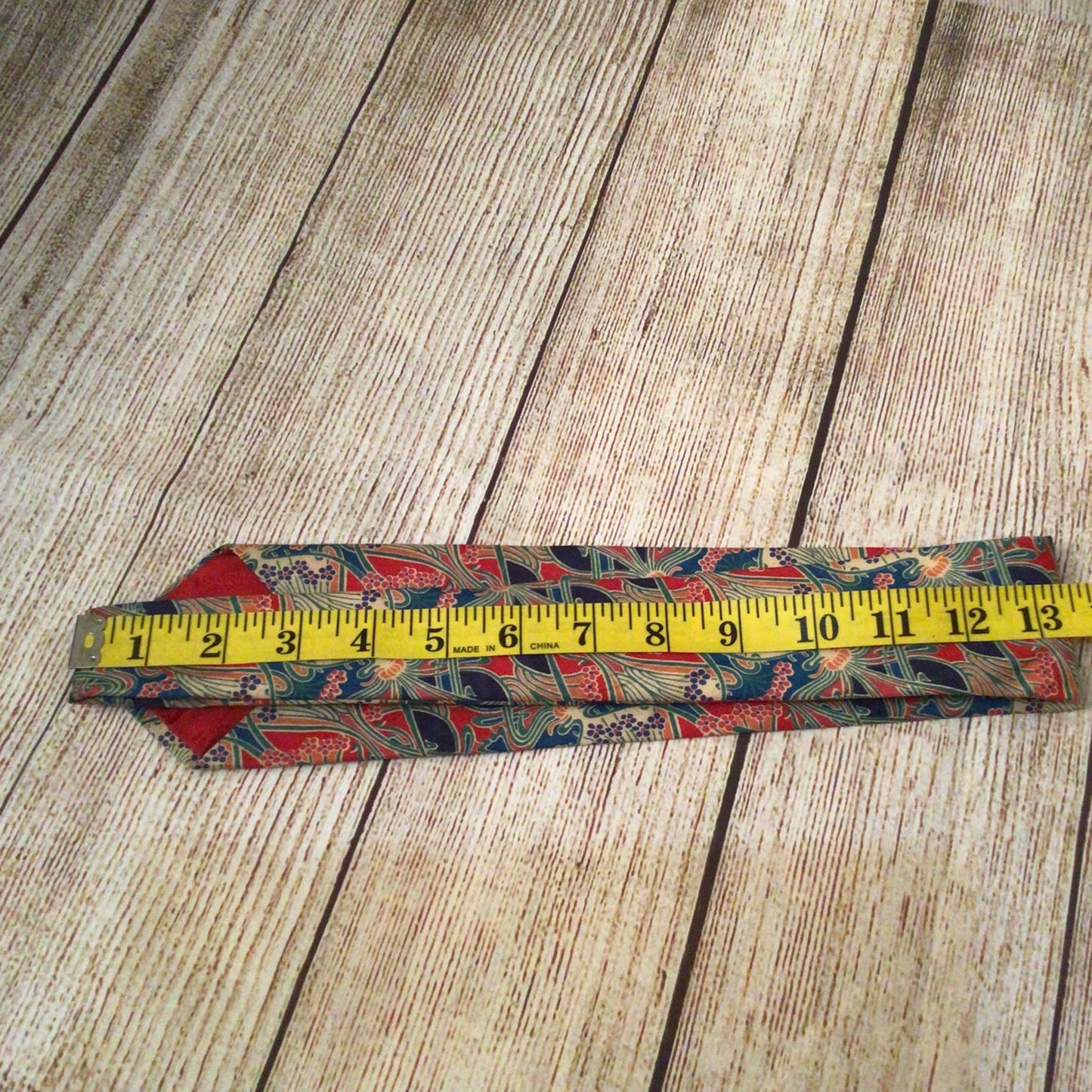 Liberty of London Tana Lawn Cotton Red Blue Multi Tie