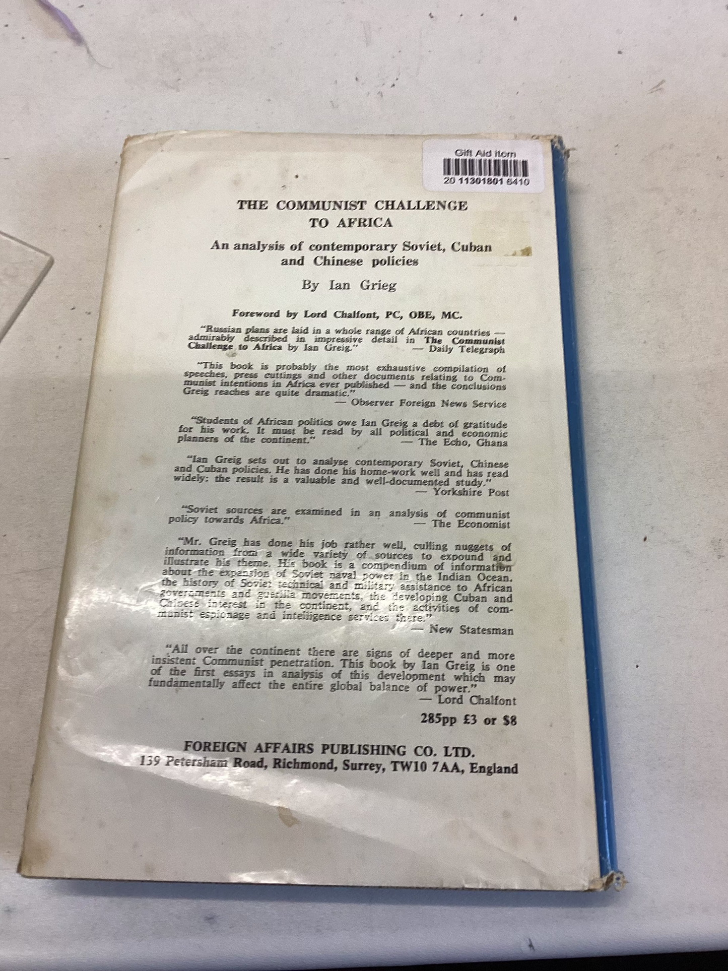 The Bear at the Back Door General Sir Walter Walker Signed