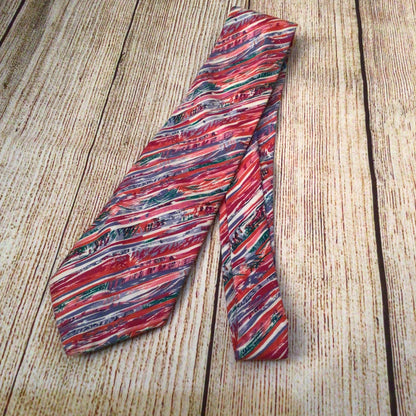Liberty of London Tana Lawn Cotton Red Pink Multi Tie