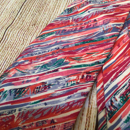 Liberty of London Tana Lawn Cotton Red Pink Multi Tie