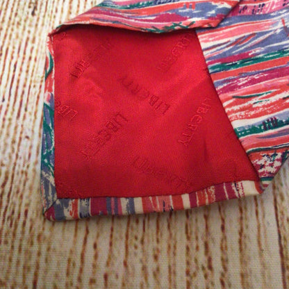 Liberty of London Tana Lawn Cotton Red Pink Multi Tie