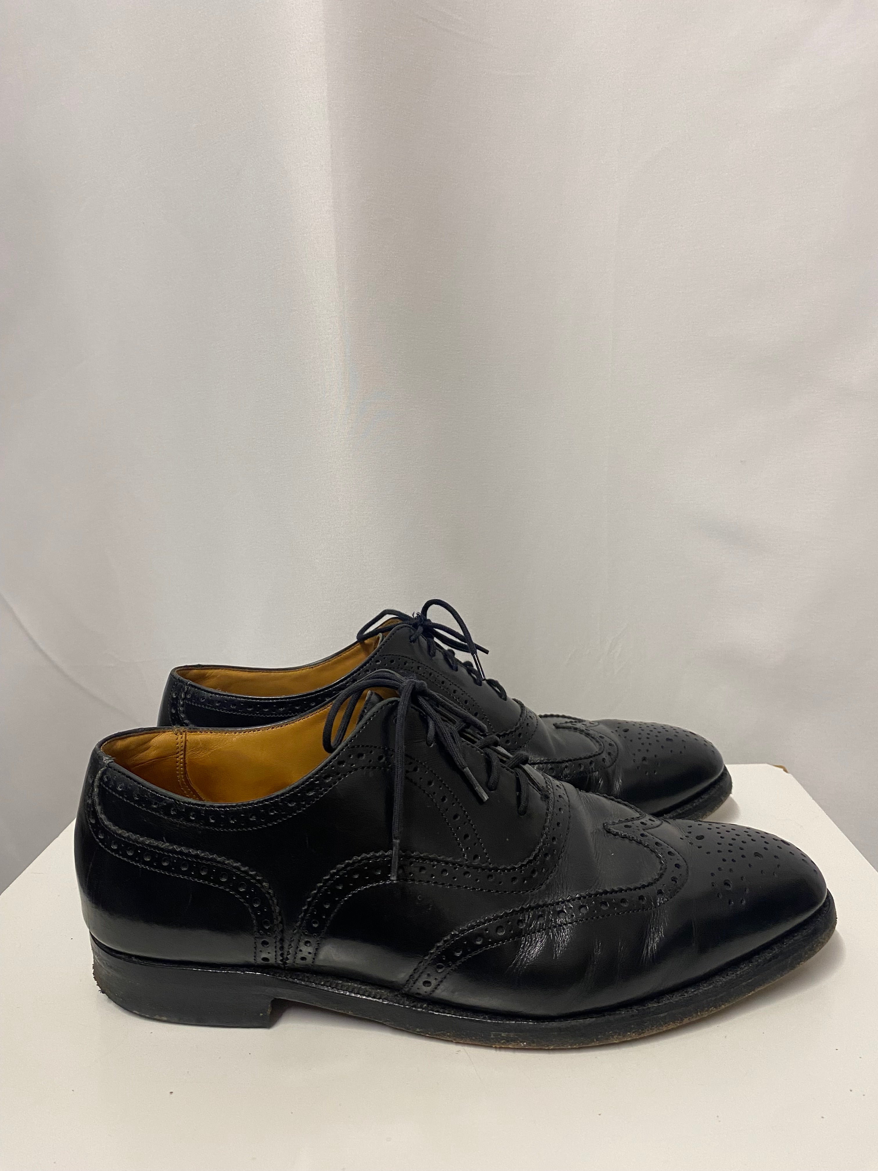 Alfred Sargent Black Classic Lace Up Brogues 7.5 – Shop for Shelter