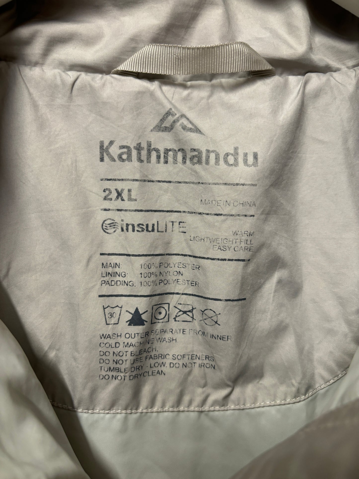 Kathmandu Black and Grey Three In One Ski Jacket 2XL