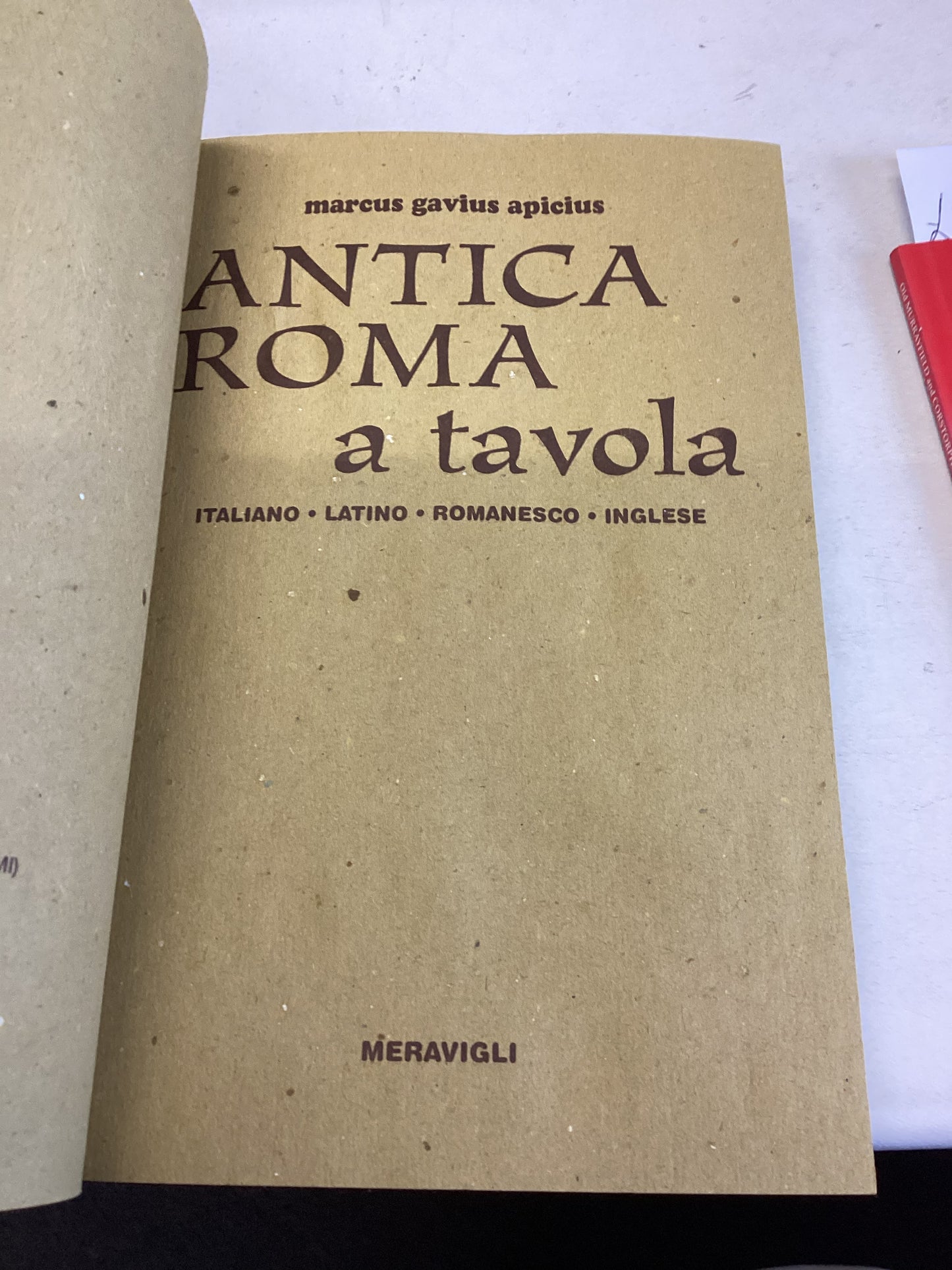 Antica Roma a Tavola Marcus Gavius Apicius