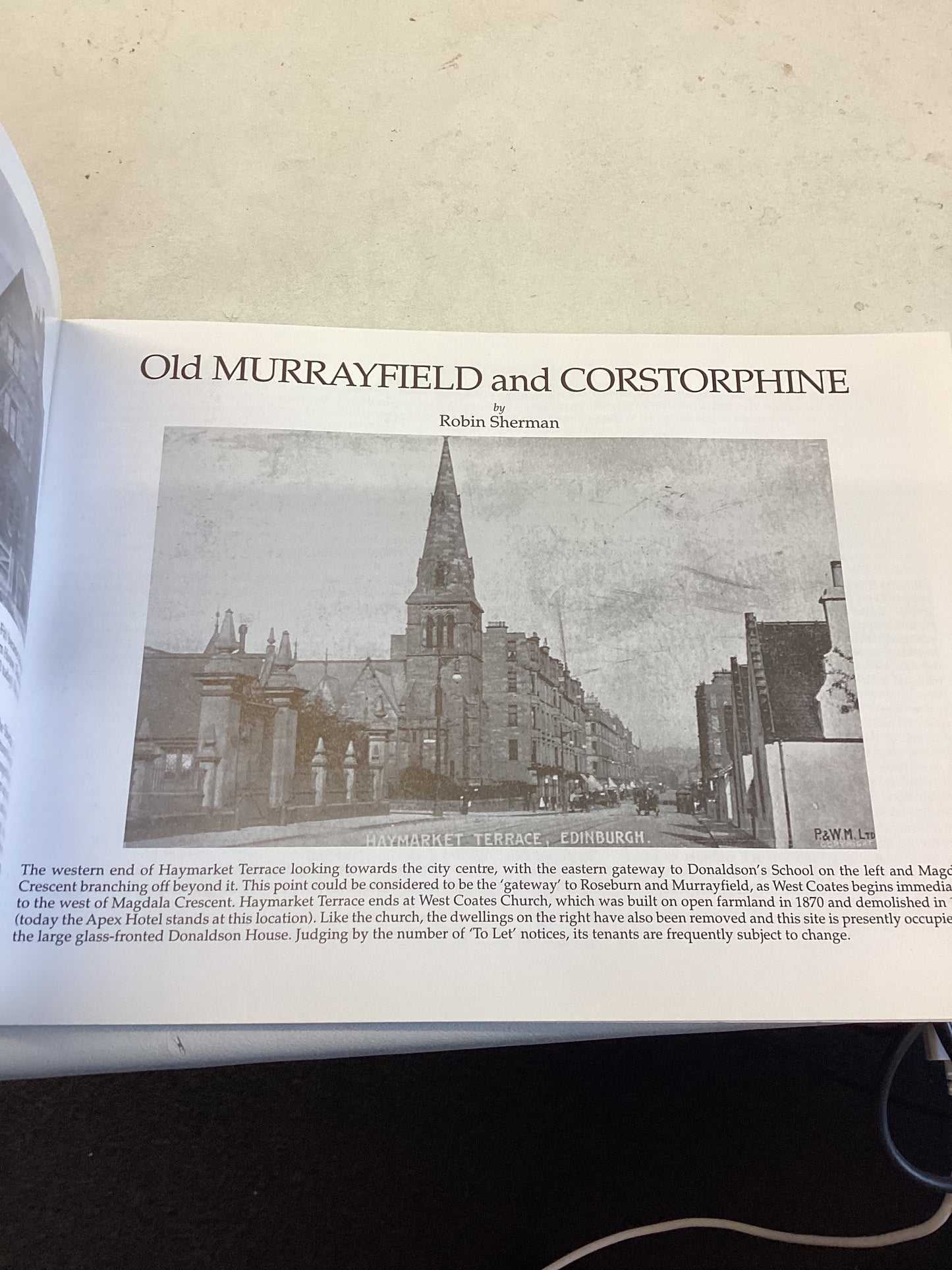 Old Murrayfield and Corstorphine Robin Sherman