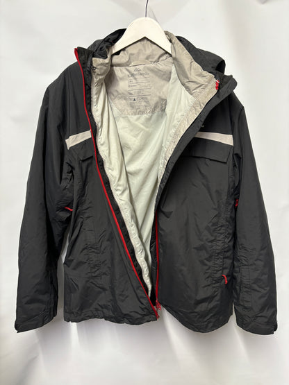 Kathmandu Black and Grey Three In One Ski Jacket 2XL