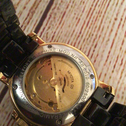 Andre Belfort Sapphire Black AB-6010 Automatic 21 Jewels Watch