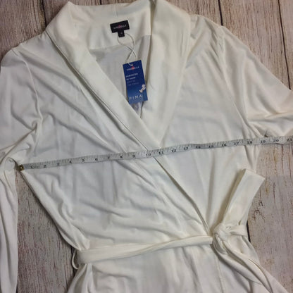 BNWT Cosabella White/Cream Short Bella Bride Robe w/Pockets Size M