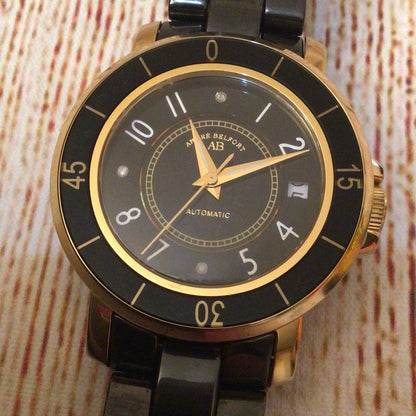 Andre Belfort Sapphire Black AB-6010 Automatic 21 Jewels Watch