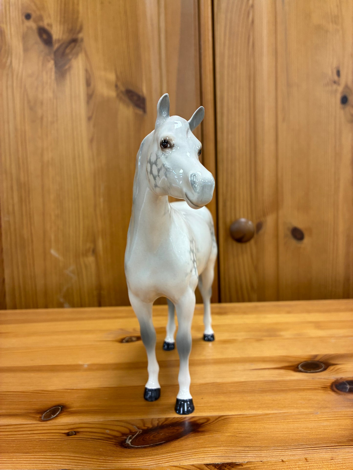 Beswick Horse The Arab Bahram Dapple Grey Gloss Model No.1771