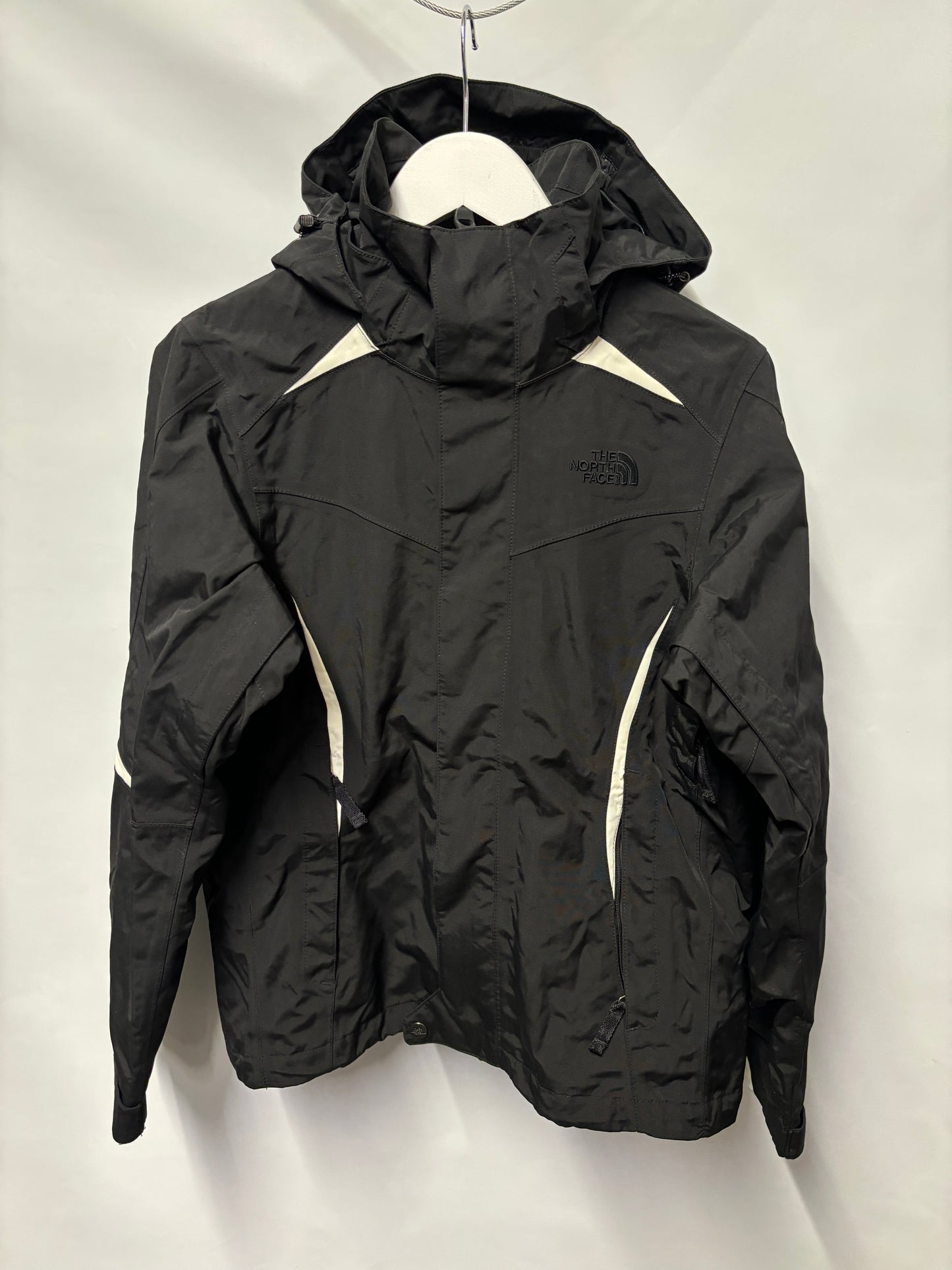 The North Face Black and White HyVent Ski Jacket XS