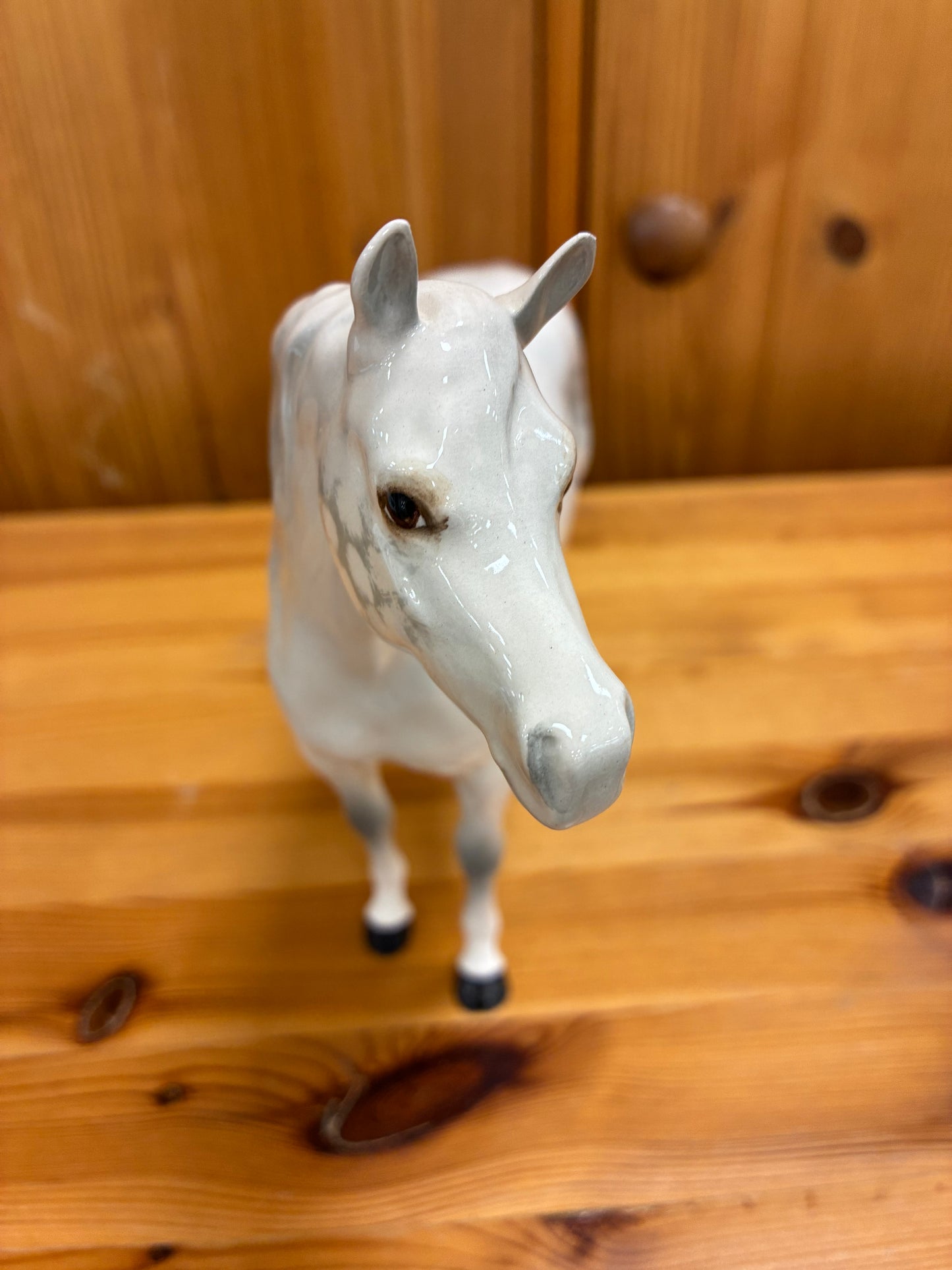 Beswick Horse The Arab Bahram Dapple Grey Gloss Model No.1771