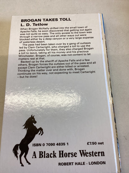 Brogan Takes Toll L D Tetlow A Black Horse Western