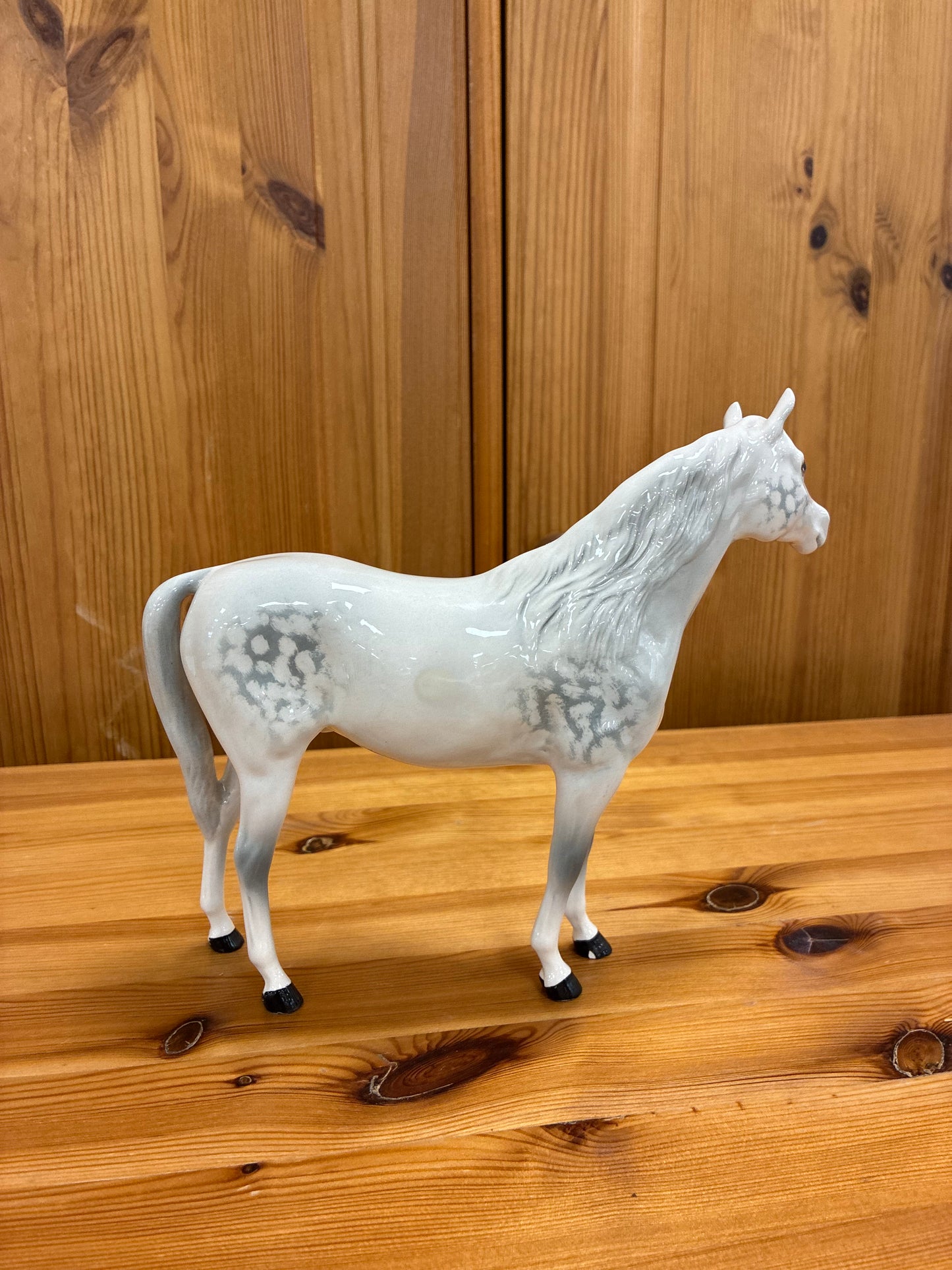 Beswick Horse The Arab Bahram Dapple Grey Gloss Model No.1771