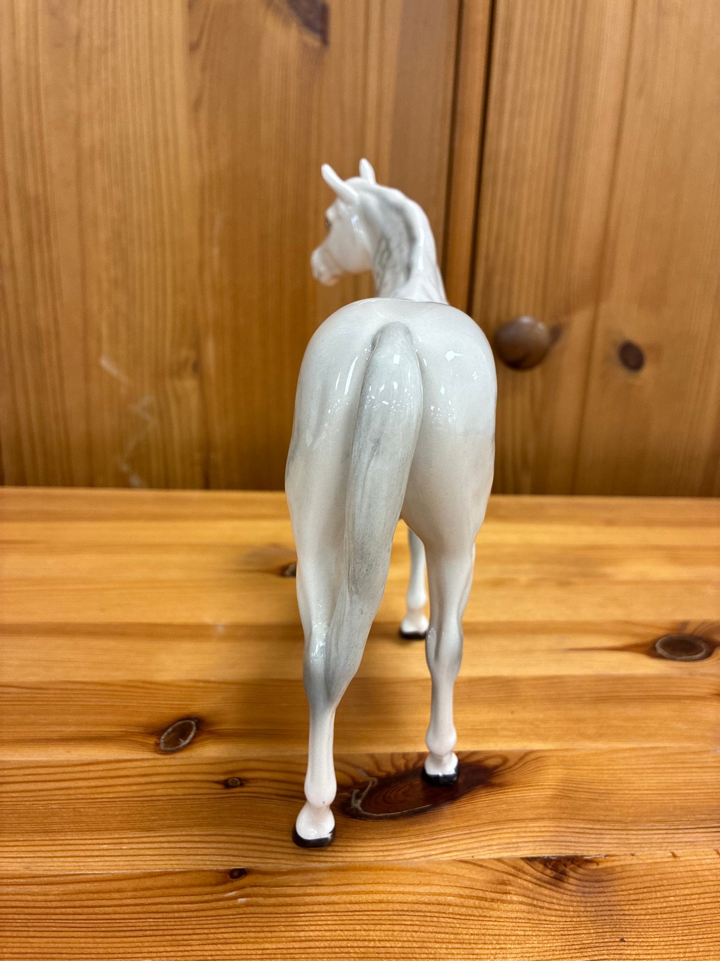Beswick Horse The Arab Bahram Dapple Grey Gloss Model No.1771