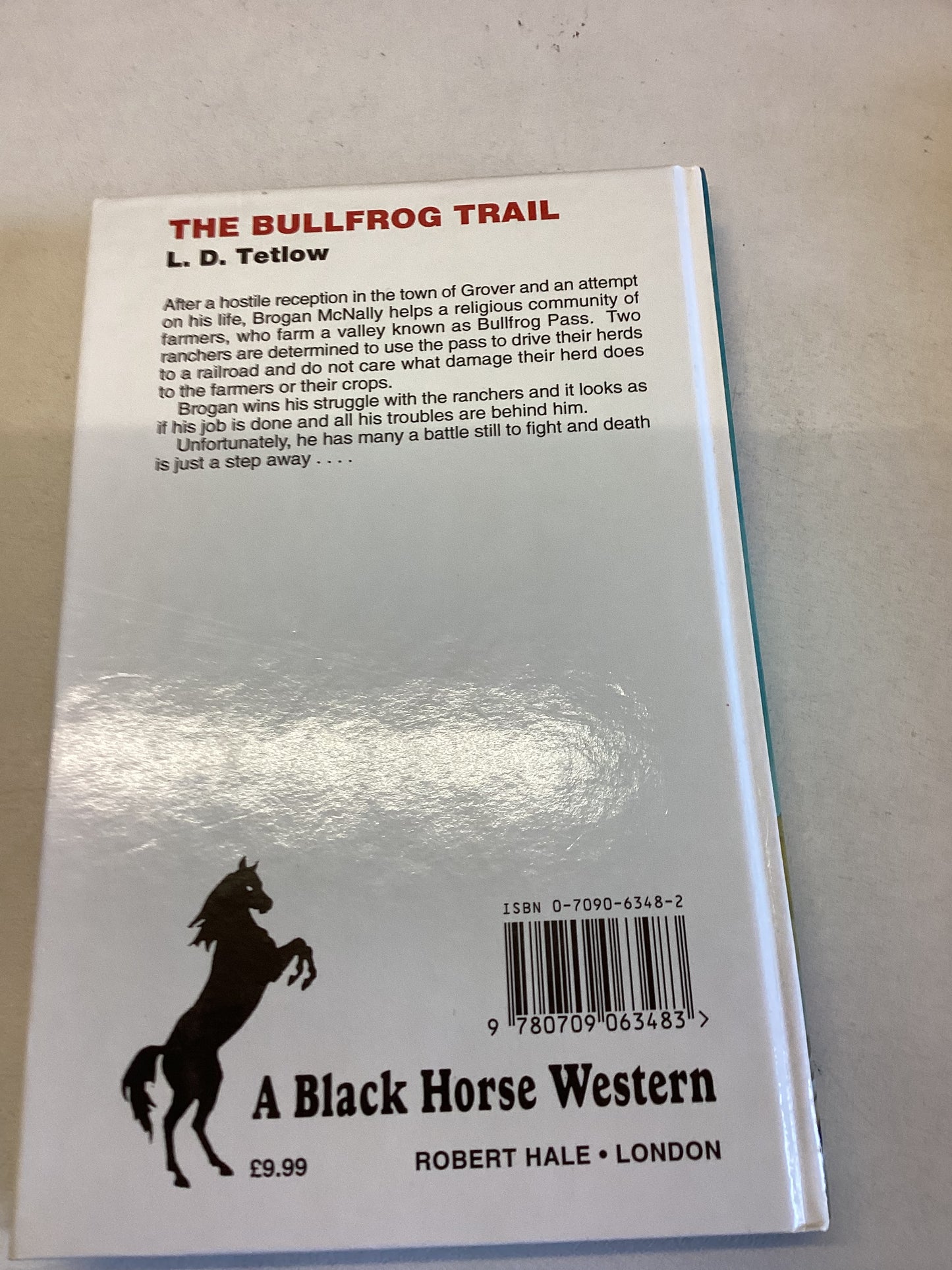 The Bullfrog Trail L D Tetlow A Black Horse Western