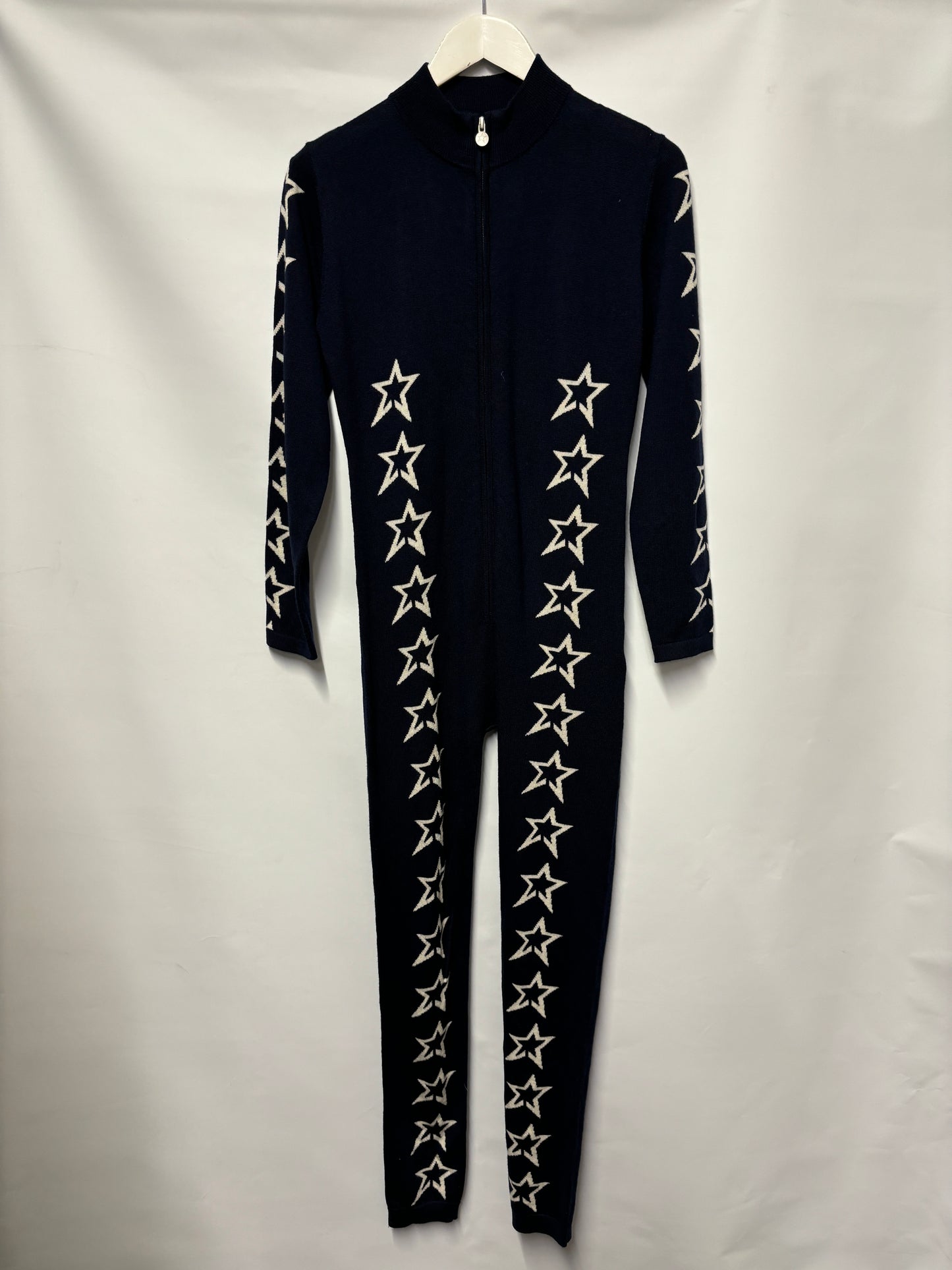 Perfect Moment Navy and White Merino Wool Star II Base Layer Suit 14 Yrs BNWT