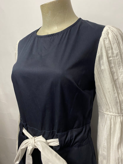 English Factory Navy and White Jumpsuit Small