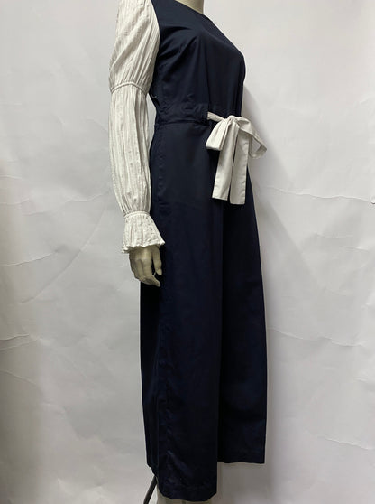 English Factory Navy and White Jumpsuit Small