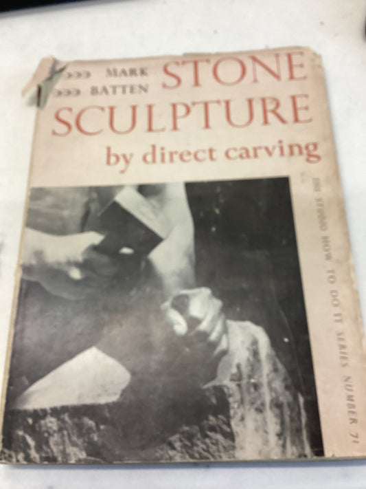 Stone Sculpture By Direct Carving The Studio How To Do it Series No 71  Mark Batten