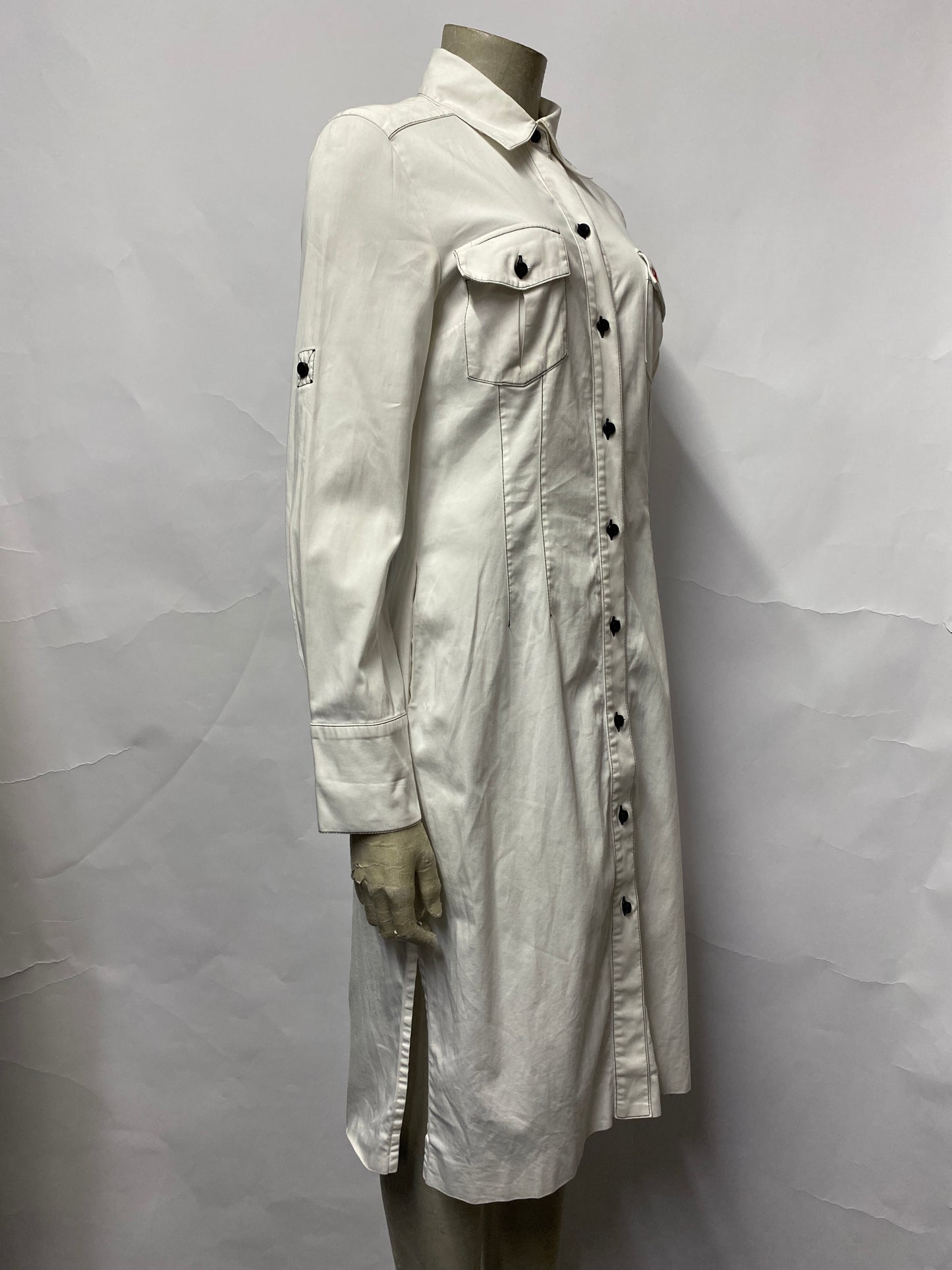 Carolina Herrera White Midi Shirt Dress 10