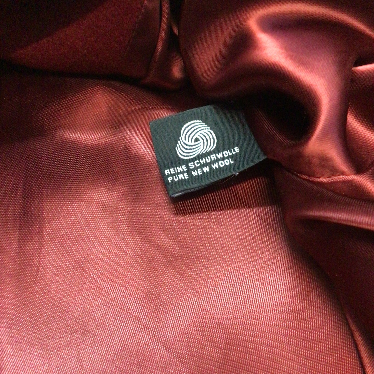Vintage Laurèl Red Wool & Mohair 2 Piece Skirt Jacket Size 36-40