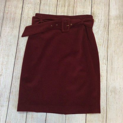 Vintage Laurèl Red Wool & Mohair 2 Piece Skirt Jacket Size 36-40